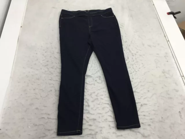 SIMPLY VERA WANG Womens Jeans Blue Size 12 Straight Stretch Cotton