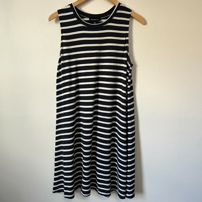 Fortune + Ivy Navy Striped Dress Size XL
