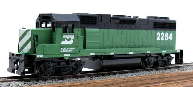 ATHEARN #4601 Burlington Northern BN EMD GP38-2 Powered Diesel, C9 Runs Great