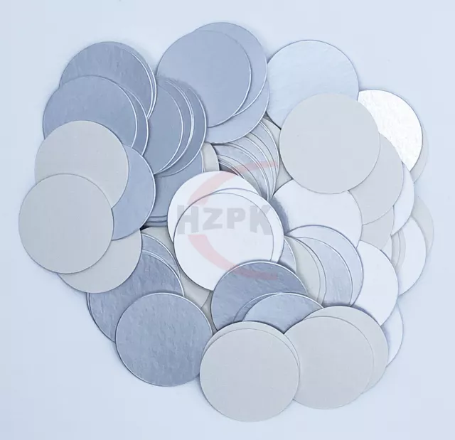 100pcs PE 36mm 42mm 46mm Aluminum Foil Plate for Induction Sealing Machine