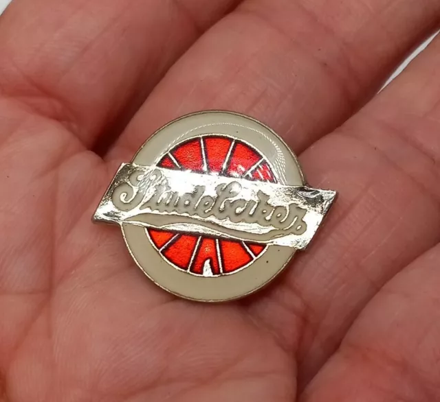 Vintage Studebaker Wheel Logo 1 Inch Enamel Metal Lapel/ Hat pin