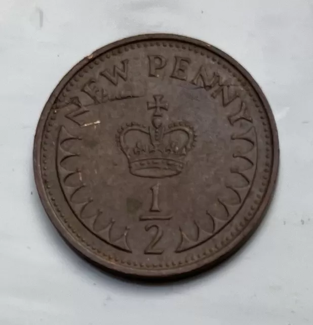 Great Britain New Half Penny 1971 Queen Elizabeth II *IDEAL FOR COLLECTORS*