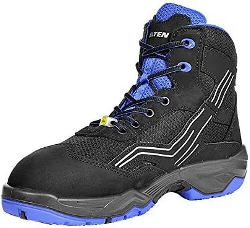 ELTEN Ambition Blue Mid ESD S1 Safety Shoes Eu 46