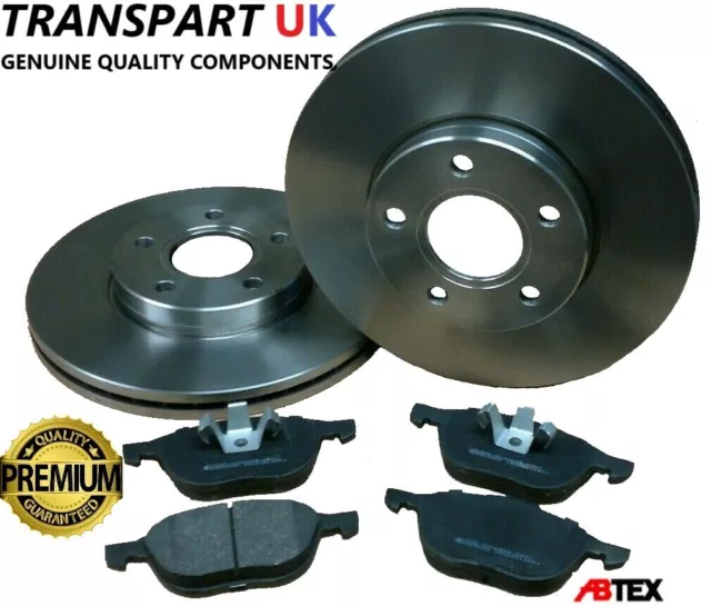 *TRANSIT CONNECT mk2 FRONT BRAKE DISCS & PADS 1.0 1.5 1.6 13-18 TOURNEO MAX LOAD