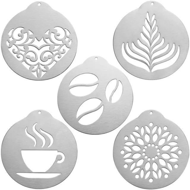 Kuchendekorationswerkzeug Kaffee-Schablone Blumendekorationen