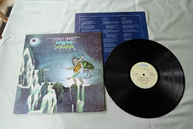 Uriah Heep Lp Demons And Wizards Uk Brinze Ilps9193 3-1U 4-1U Vg/Vg Minus