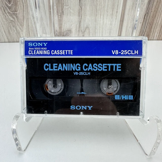 SONY VIDEO 8 Head Cleaning Cassette V825CLH for 8mm/Hi8 Camcorders 39