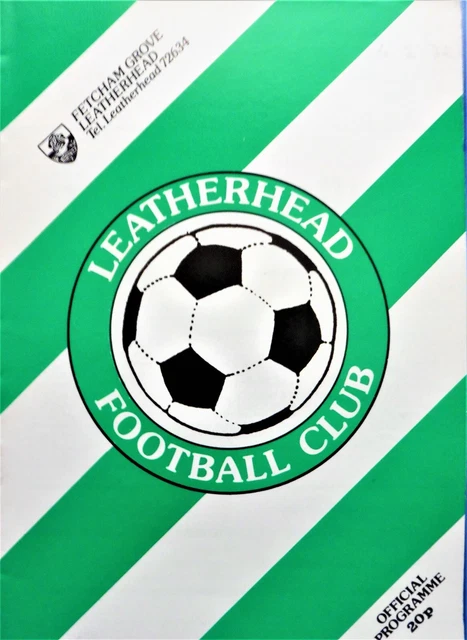 SALISBURY V ASHFORD Town 27/2/1982 Southern League Southern Division