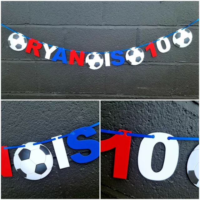 RANGERS Football team Personalised Birthday Bunting Party GLASGOW RFC Banner