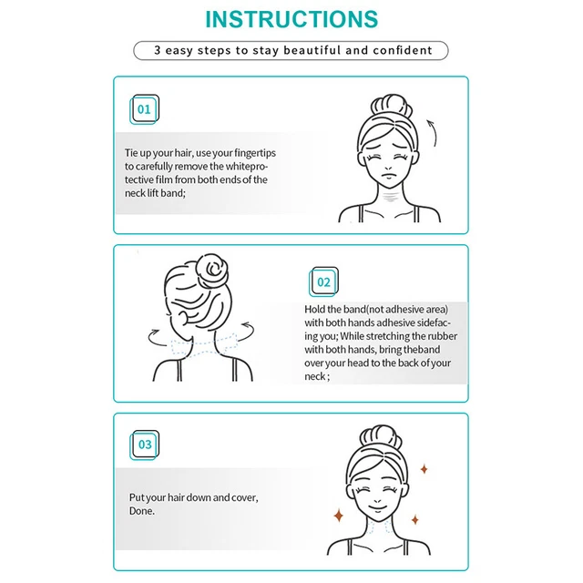 Invisible Face Bandage Neck Eye Lifter Sticker Anti Aging Patch Facial Lift T-VQ