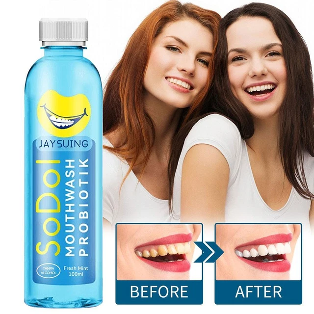Enjuague bucal brillante, blanqueamiento dental, eliminación de manchas dentales, curación bucal Y2R4