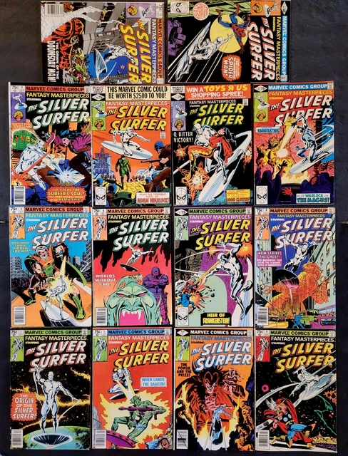Fantasy Masterpieces:silver Surfer#1-14(1979)Complete Set~Stan Lee~John Buscema!