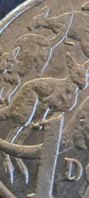 2015 Australia $1 Coin ONLY Three Legged Kangaroo (ERROR--Missing one leg)