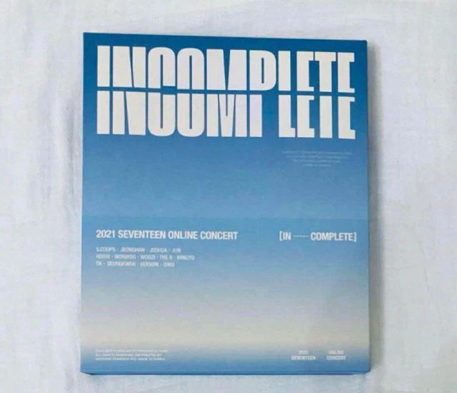SEVENTEEN ONLINE CONCERT DVD w/ Japanese Subtitles Used case