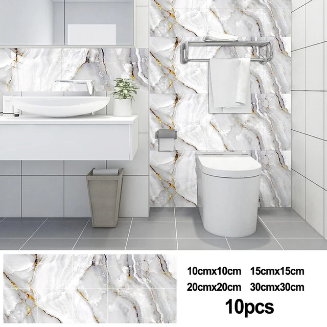 72Pcs Adesivi Per Piastrelle, Autoadesivi Impermeabile Adesive