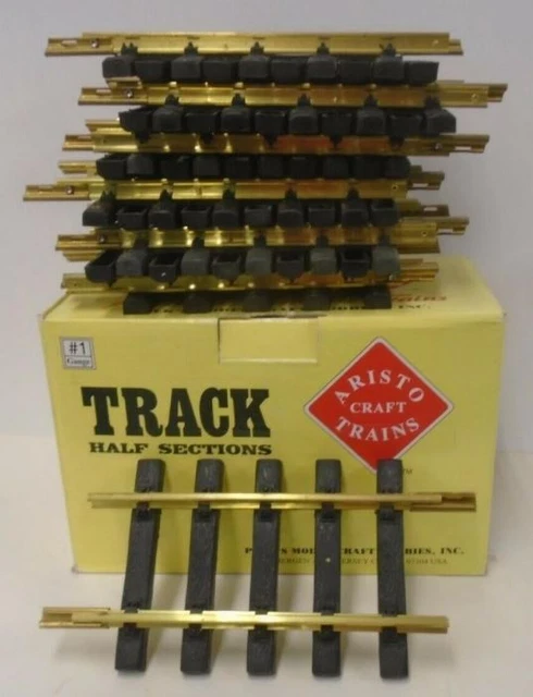 Aristo-Craft 11001 Euro Brass 6" Straight Track (Box of 12) MT/Box