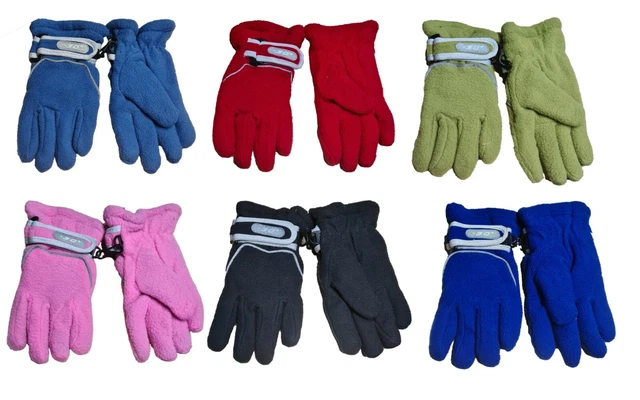 Girls Boys Unisex Children Kids Winter Soft Extra Warm Gloves 8-12 Years