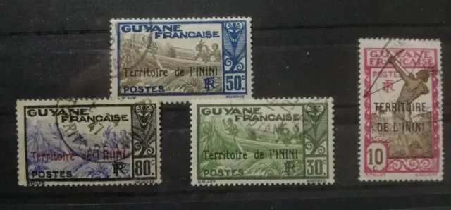 1929.-Guayana Francesa.-Motivos Locales .- Usados