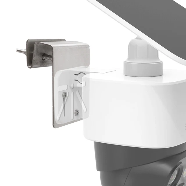 Supporto Da Grondaia Per EufyCam S3 Pro - Staffa Metallo Resistente Agli Agenti Atmosferici