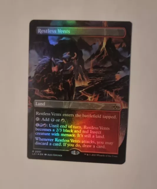 MTG Magic The Gathering - Restless Vents - Foil NM