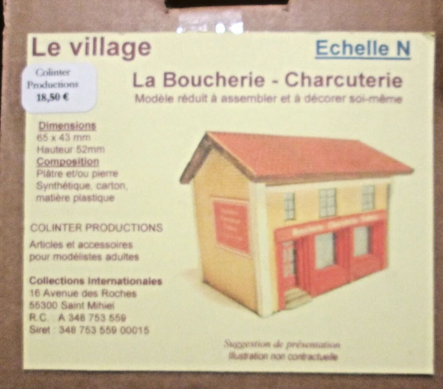 COLINTER PRODUCTIONS - maquette Echelle HO - La maison de LEONTINE EUR
