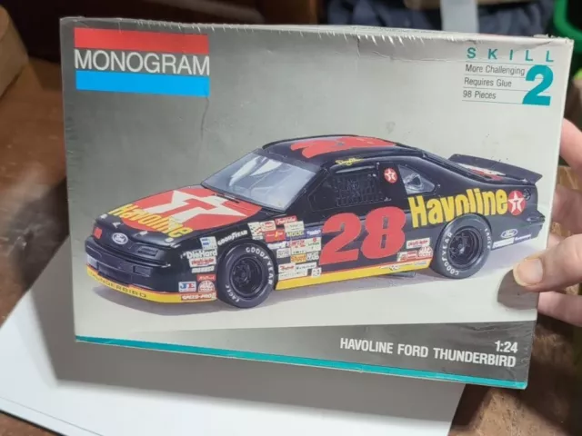 Vtg 1991 Monogram Havoline Ford Thunderbird Sealed 1:24