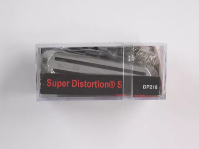 DiMarzio Super Distortion S Single Coil Bridge Pick-up W/Chrome Cover DP218