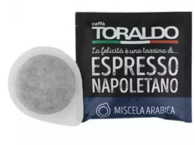 150 Cialde Carta ESE 44 mm Caffè Toraldo miscela arabica