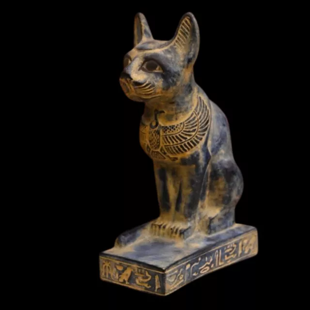 RARE ANCIENT EGYPTIAN Antiques Statue Goddess Bastet Cat Bast Egypt ...