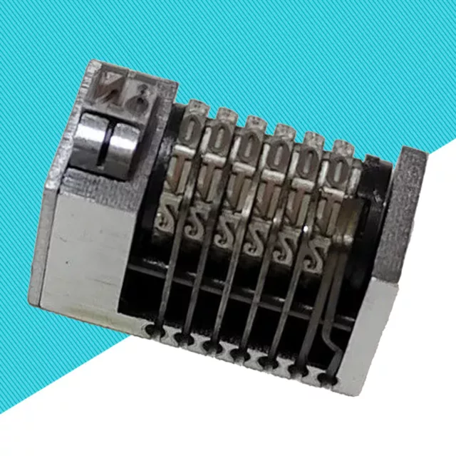 Mini 7-stellige Rückwärtsdruckmaschine 4X8 Drucker kleine Nummerierungsmaschine