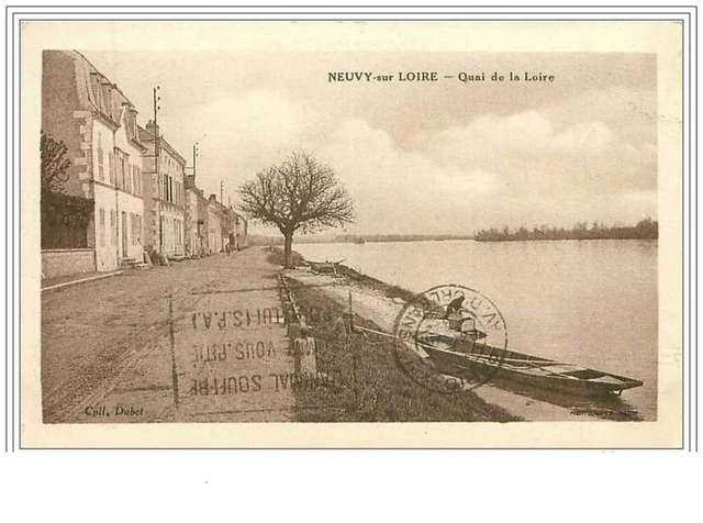 58.Neuvy Sur Loire.quai De La Loire.plie
