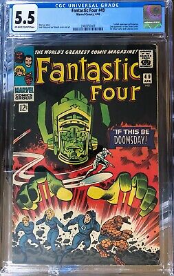 1966 Marvel Fantastic Four Comic # 49 CGC 5.5  1st full Appearance of Galactus