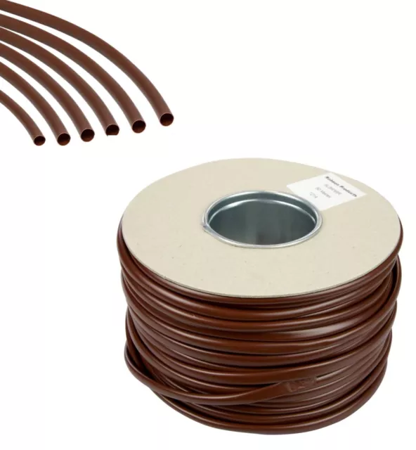 PVC Cable Sleeving Brown Electrical Cable Tubing Harness