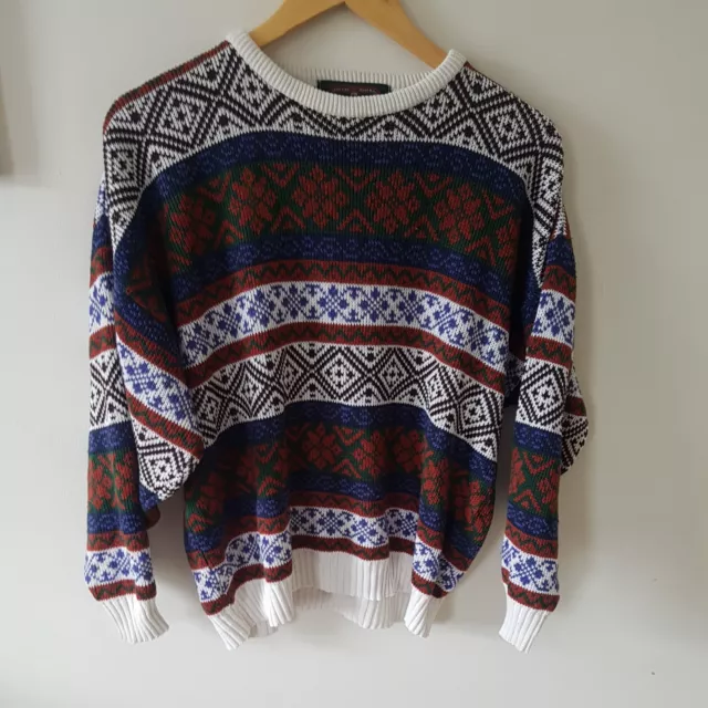 Murray Brothers Of Hawick Scotland Womans Patterned Jumper (read description)