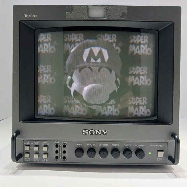 SONY PVM8041Q TRINITRON 8" VINTAGE RETRO GAMING MONITOR CRTTV (PARTS