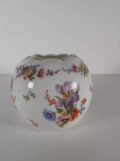 Dresden Style German Porcelain Vase 2