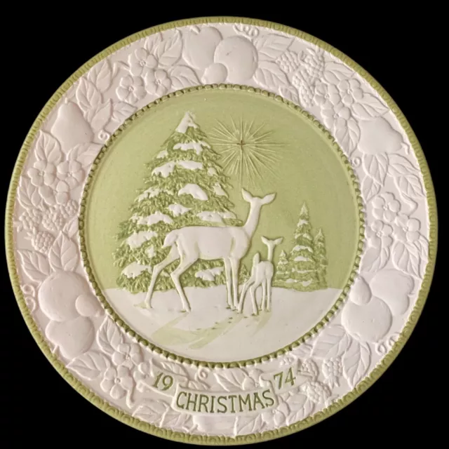 Vintage Metlox Potteries Holiday Plate Songs of Christmas Limited Vernon Deal