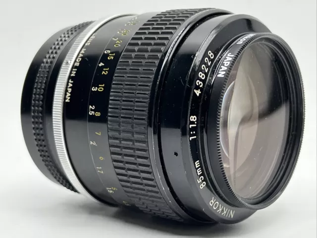 Nikon  Nikkor 85mm f/1.8 (non-AI) Lens #438228-30