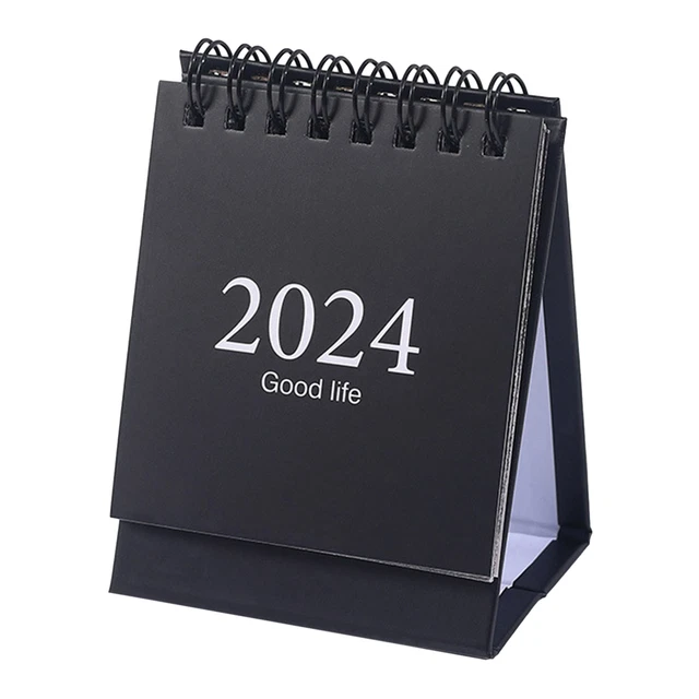 2024 DESK CALENDAR Flipping Standing Small Desktop Calendar Planner