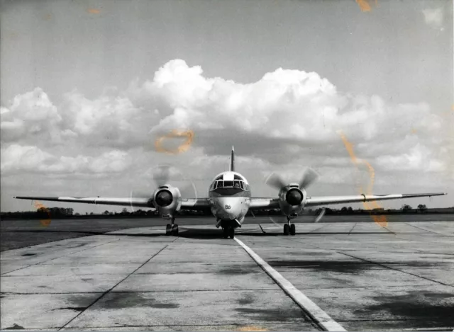 Vickers Varsity Raf Oakington Vintage Photo Royal Air Force