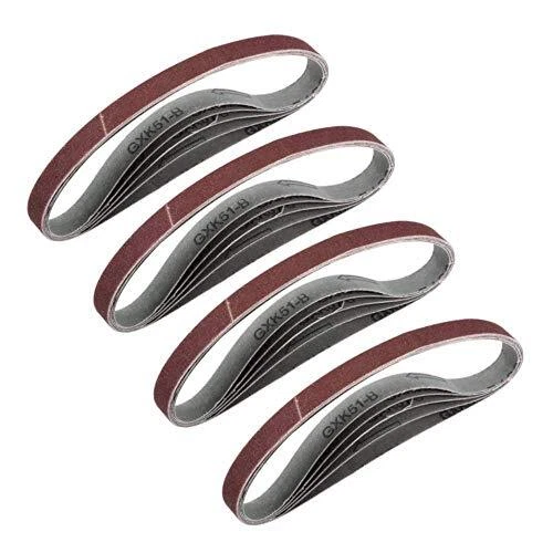 1/2 X 12 Inch Sanding Belts 4 Each of 320/400/600/800/1000 Fine Grits Belt Sande