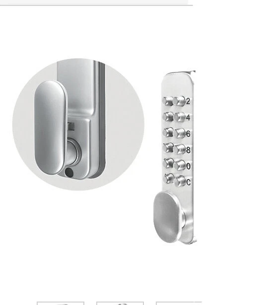 SMITH & LOCKE PushButton Lock Medium Duty Easy Code Change Push Button