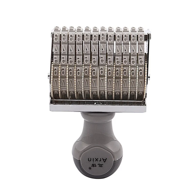 12 Band Self Inking Rubber Stamps Numbering Machine, S1T7