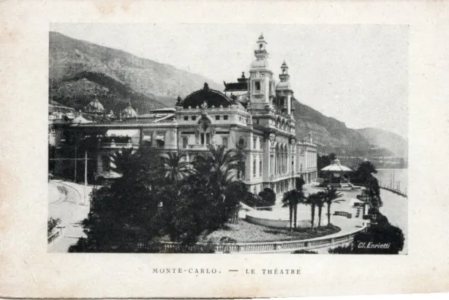 Cpa Monte Carlo Le Theatre