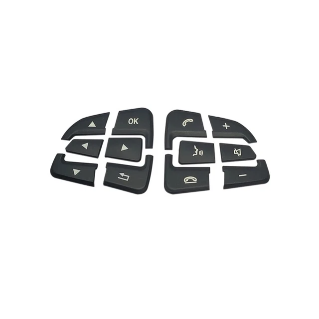 Copri bottoni volante auto adesivi ornamentali per GLC X253 C-W205 CLA G I8B5