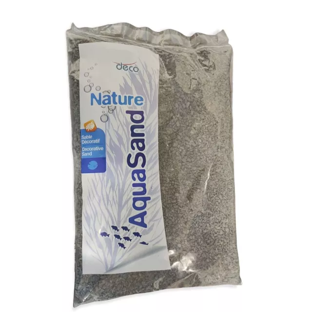 Sol décoratif 1-4 mm, naturel basalte noir AquaSand 1 kg pour aquarium