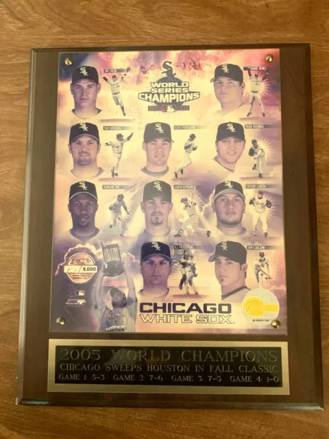 Chicago White Sox World Series Champions 2005 Wall Plaque MLB Limited Edition