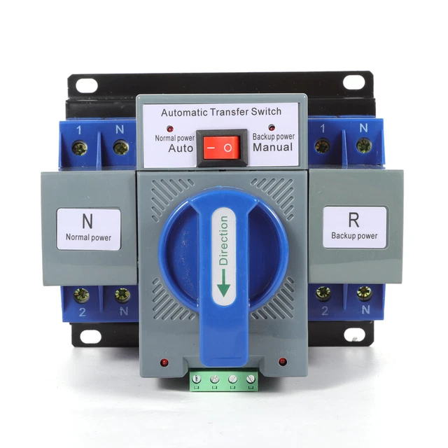 2P 63A ATS Dual Power Automatic Transfer Switch for Generator