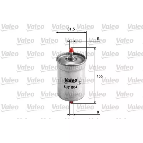 1x Kraftstofffilter VALEO 587004 passend für ALFA ROMEO AUDI BMW CITROËN FIAT