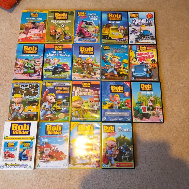 BULK JOB LOT Bundle Collection Bob The Builder Dvd's X 18 £14.00 ...